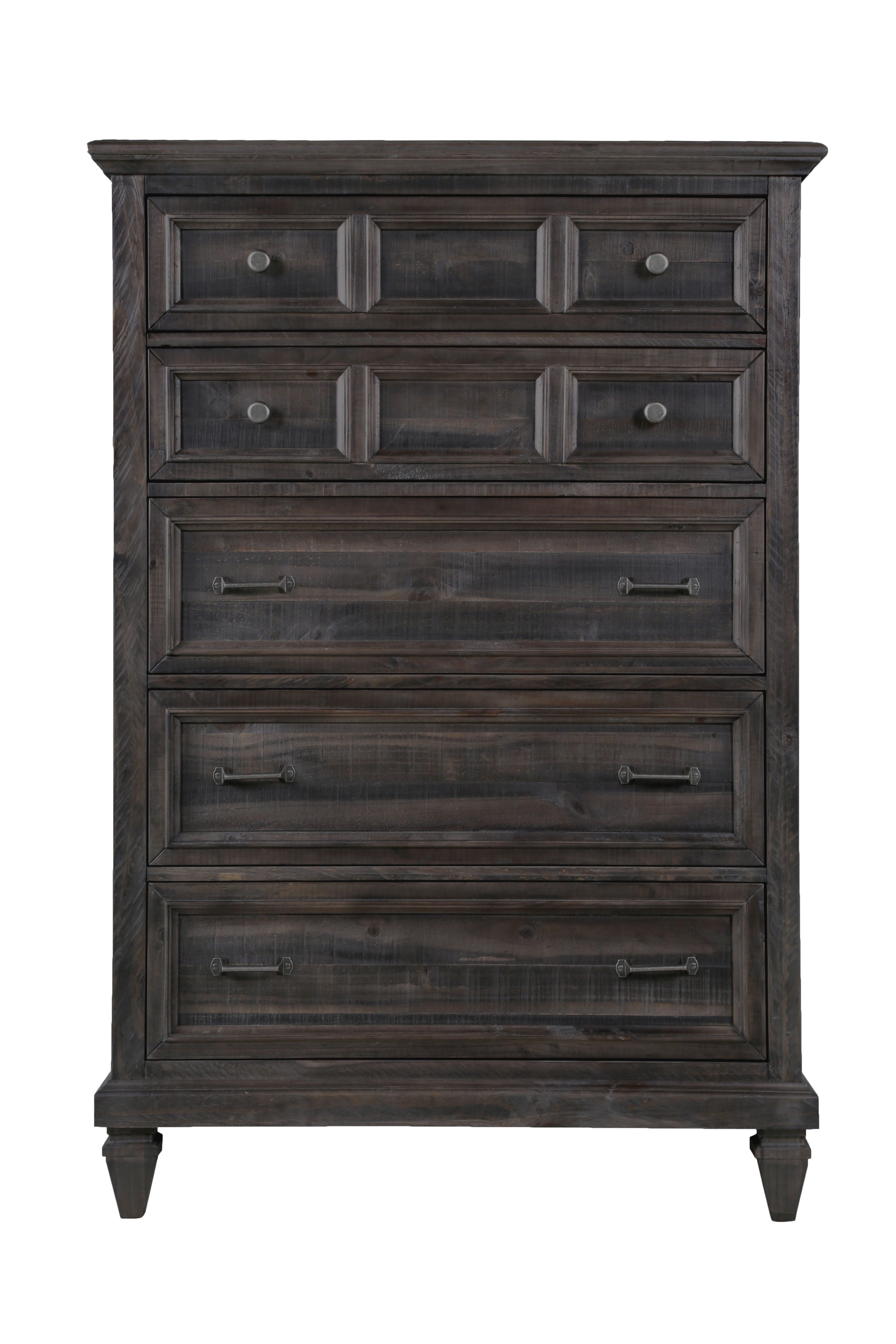 Calistoga - 5 Drawer Chest - Weathered Charcoal - Image 1