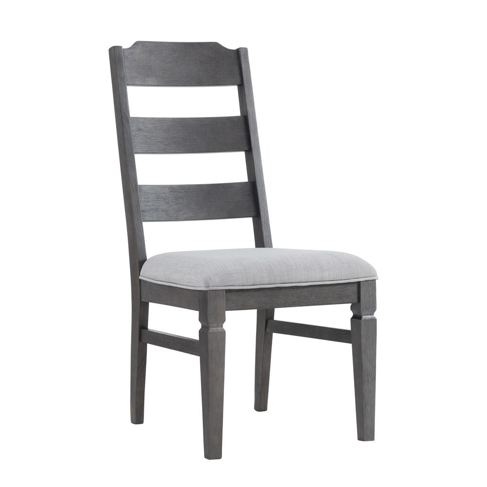 Foundry – Ladder Chair – Brushed Pewter