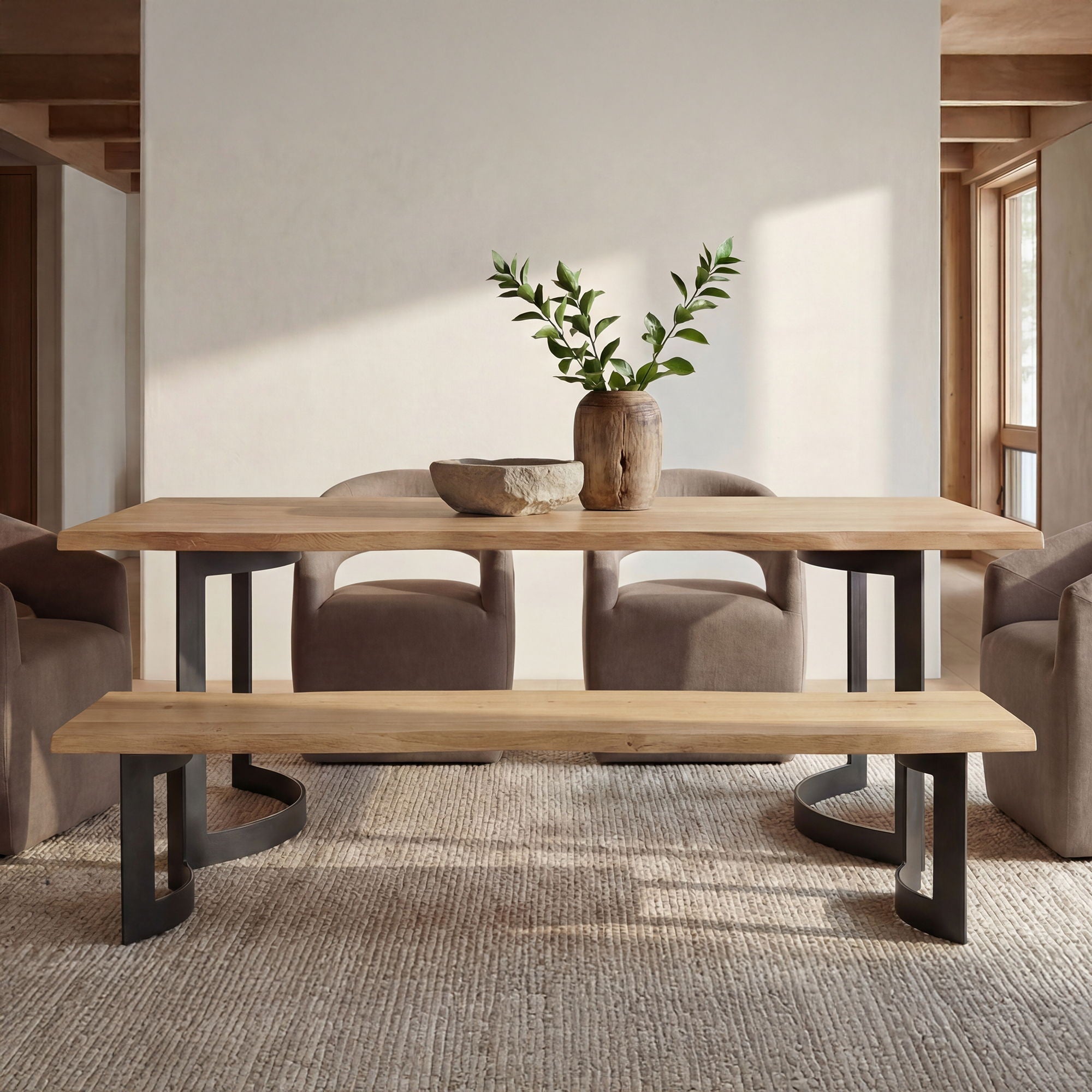 Bent - Bench Small - Oak / Natural - Image 1