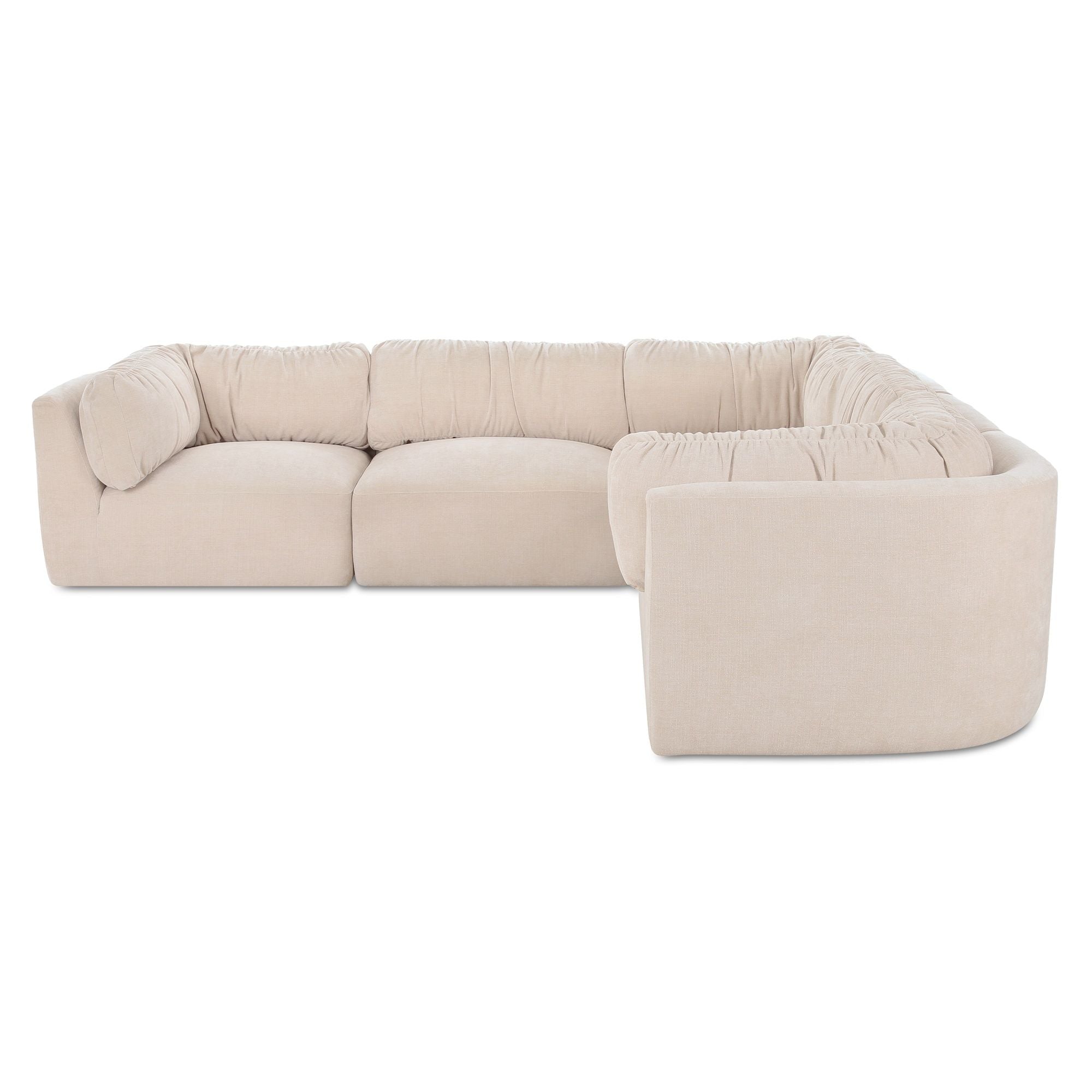 Matina - Classic L Modular Sectional - Oatmeal - Image 1