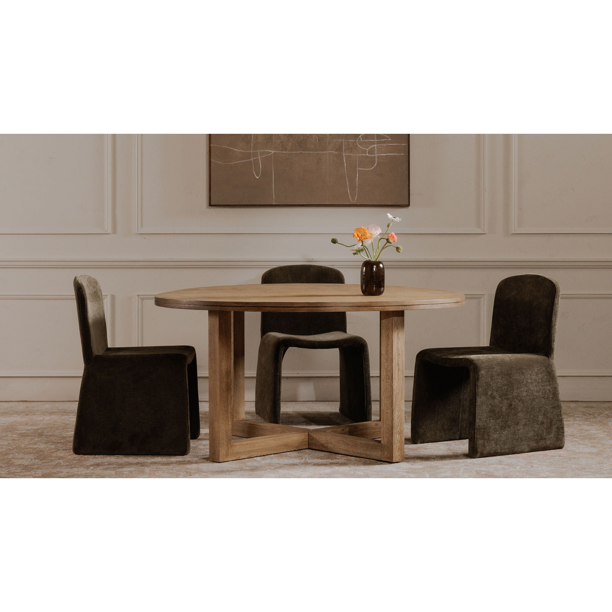Ella - Side Chair - Green - Image 3