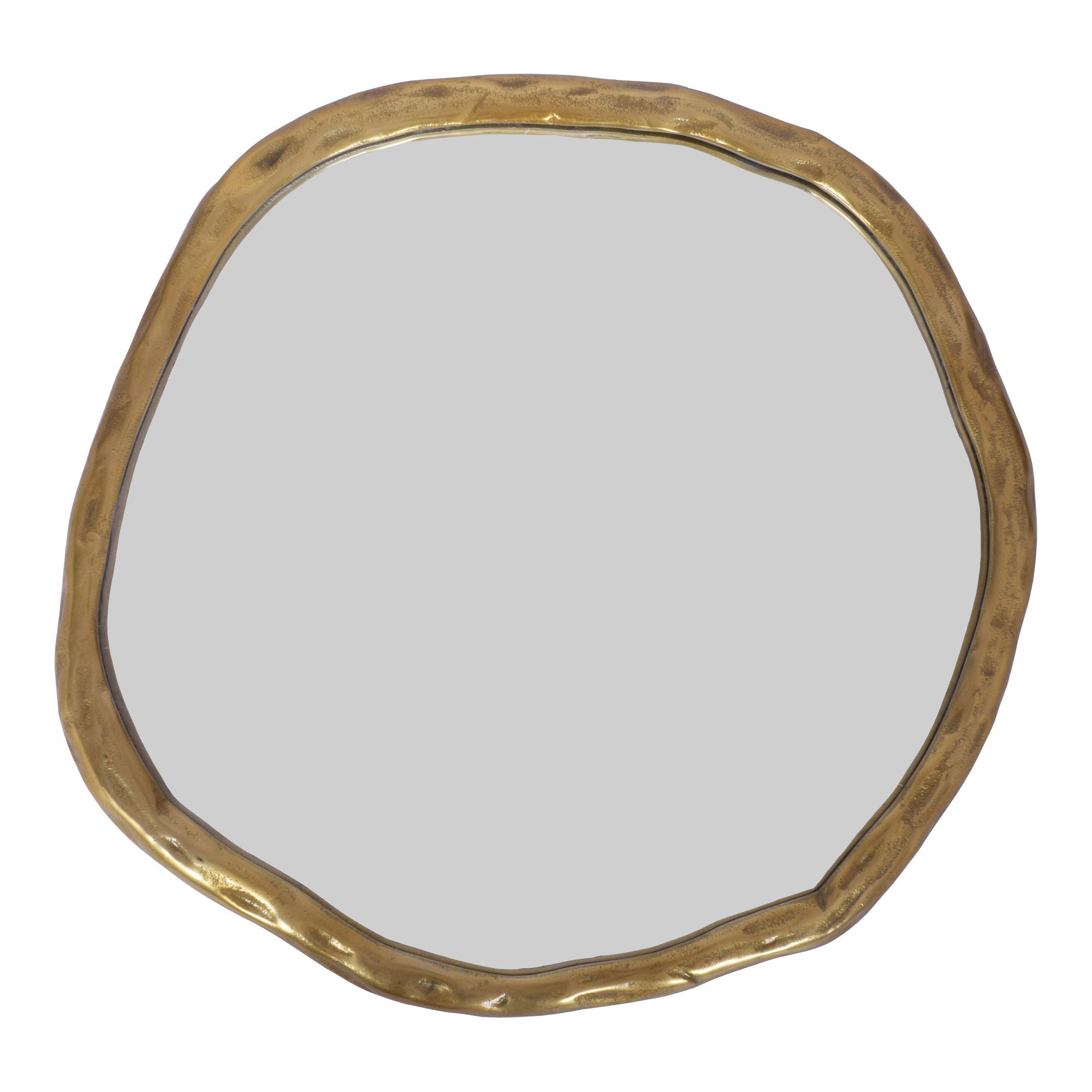 Foundry - Small Mirror - Gold - Image 1