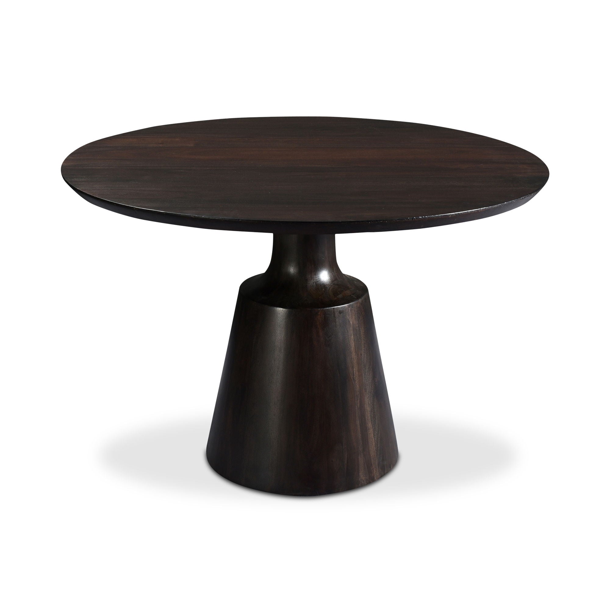 Myron - Dining Table - Dark Sheesham - Image 1