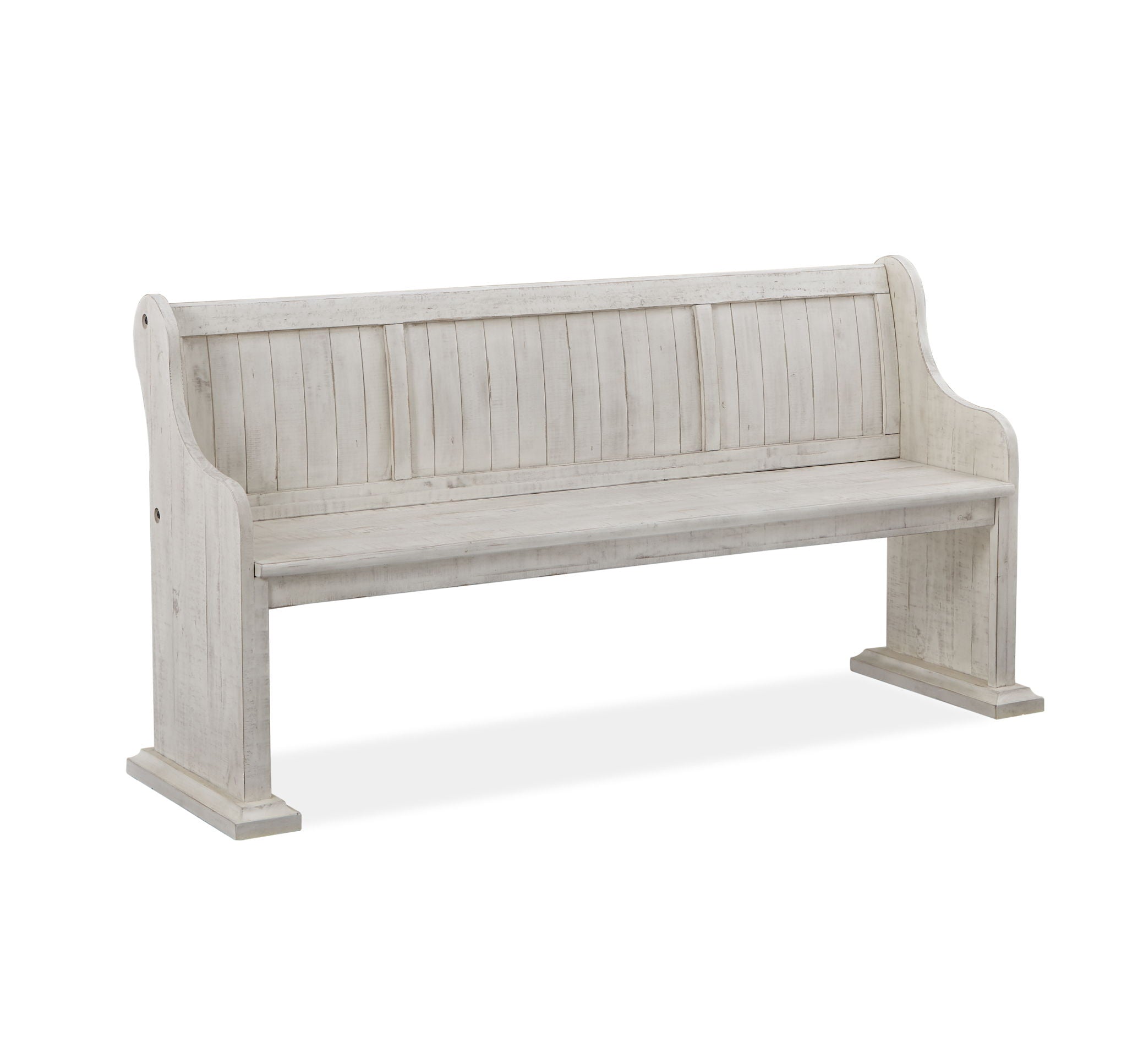 Bronwyn – Bench With Back – Alabaster