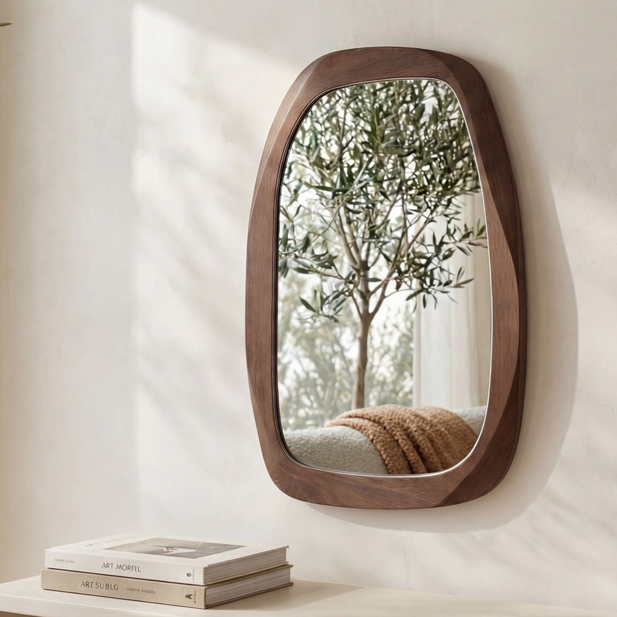 Levi - Mirror - Brown - Image 1