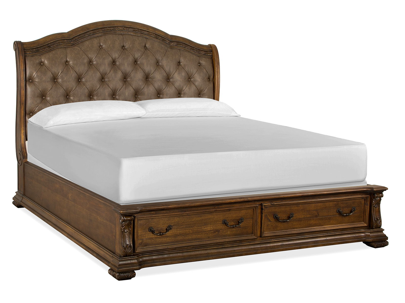 Durango - Upholstered Sleigh Storage Bed - Image 1