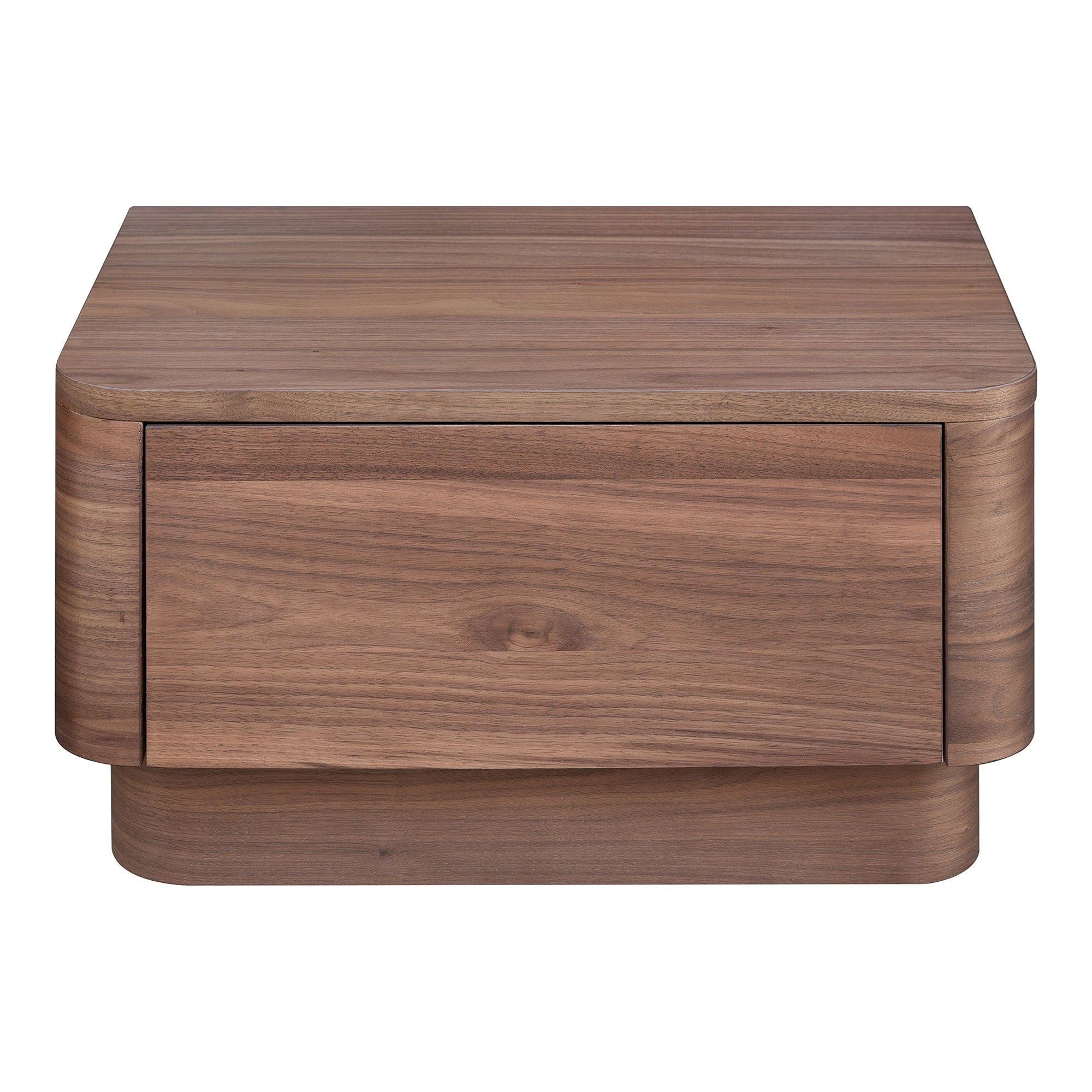 Round Off - Nightstand - Dark Brown - Image 1