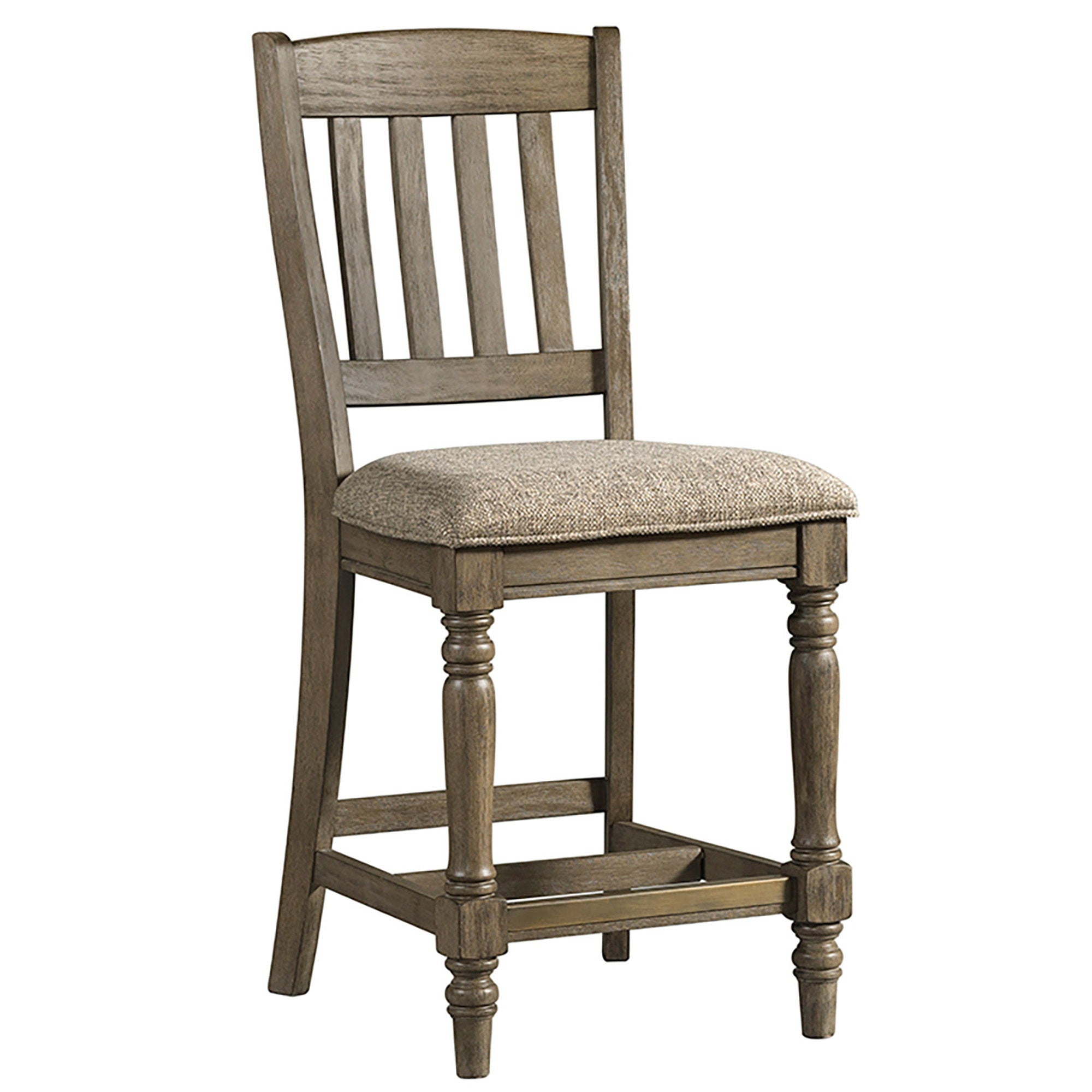 Balboa Park – Slat Stool – Roasted Oak