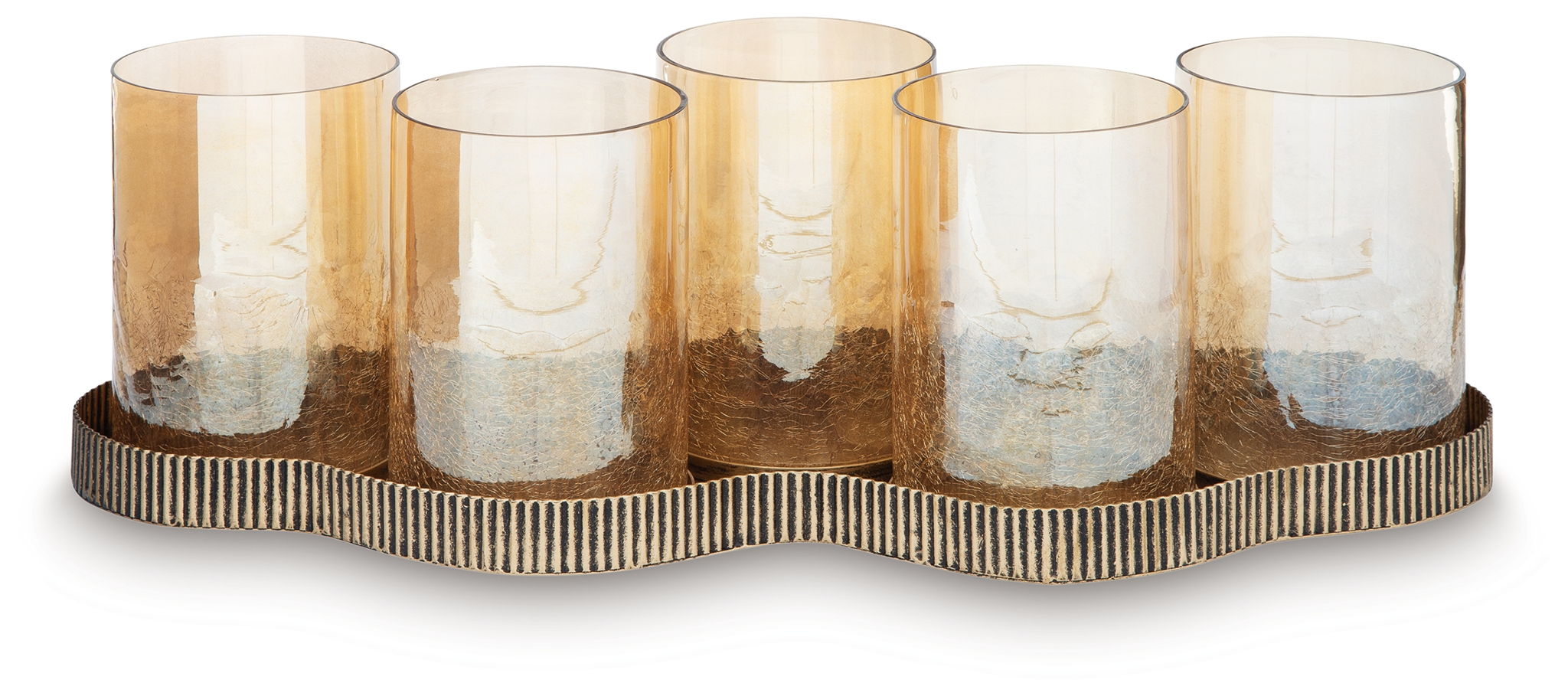 Evereton – Candle Holder – Antique Gold Finish