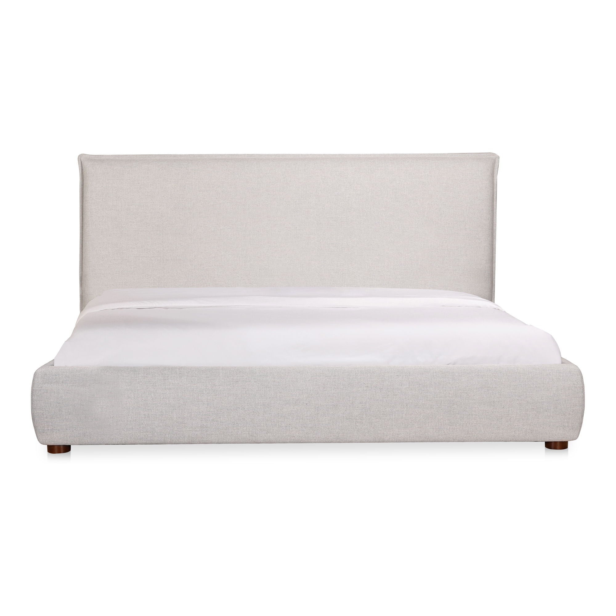 Luzon – Queen Bed – Light Gray
