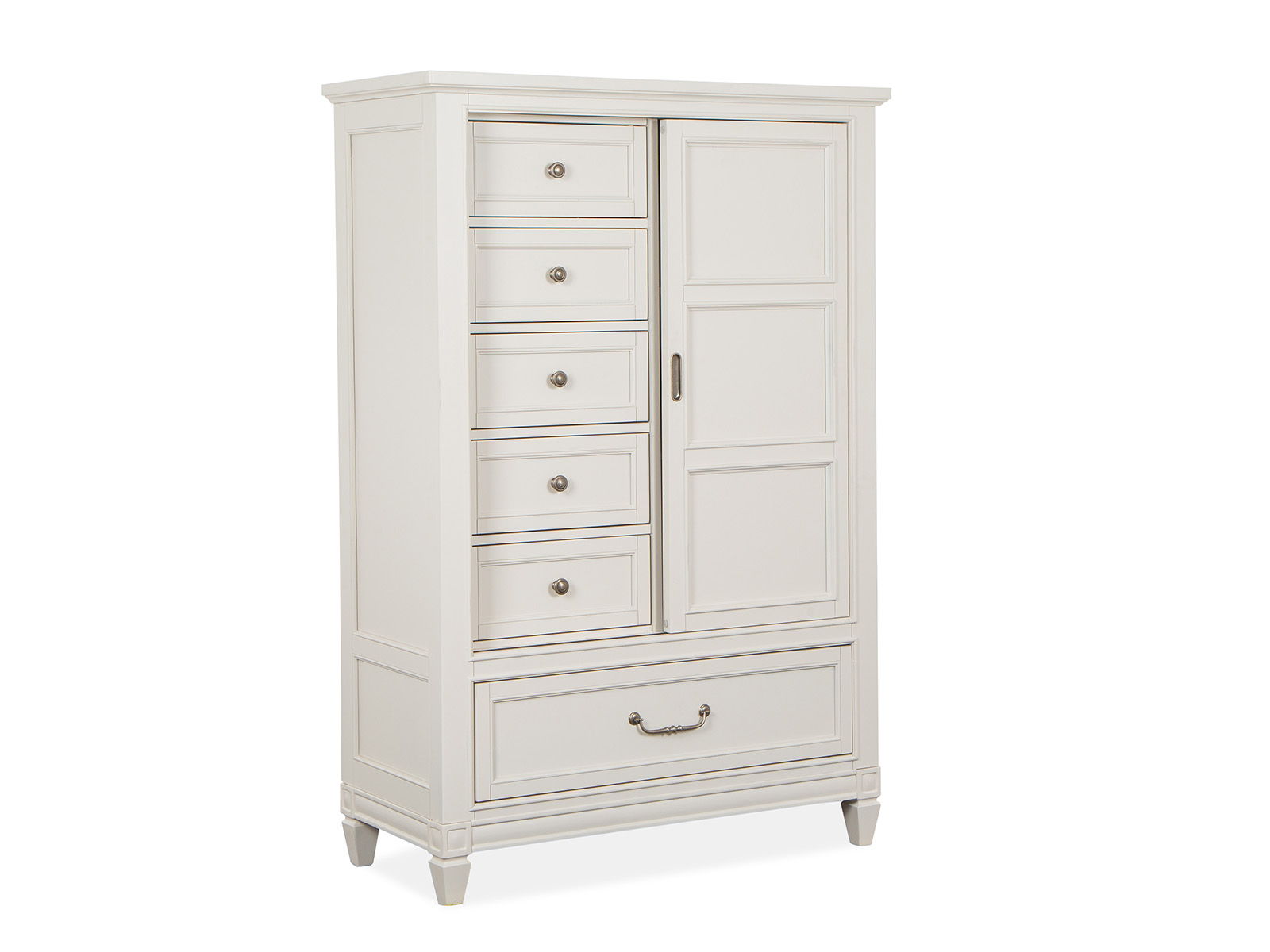 Willowbrook – Door Chest – Egg Shell White With Slight Rub Through