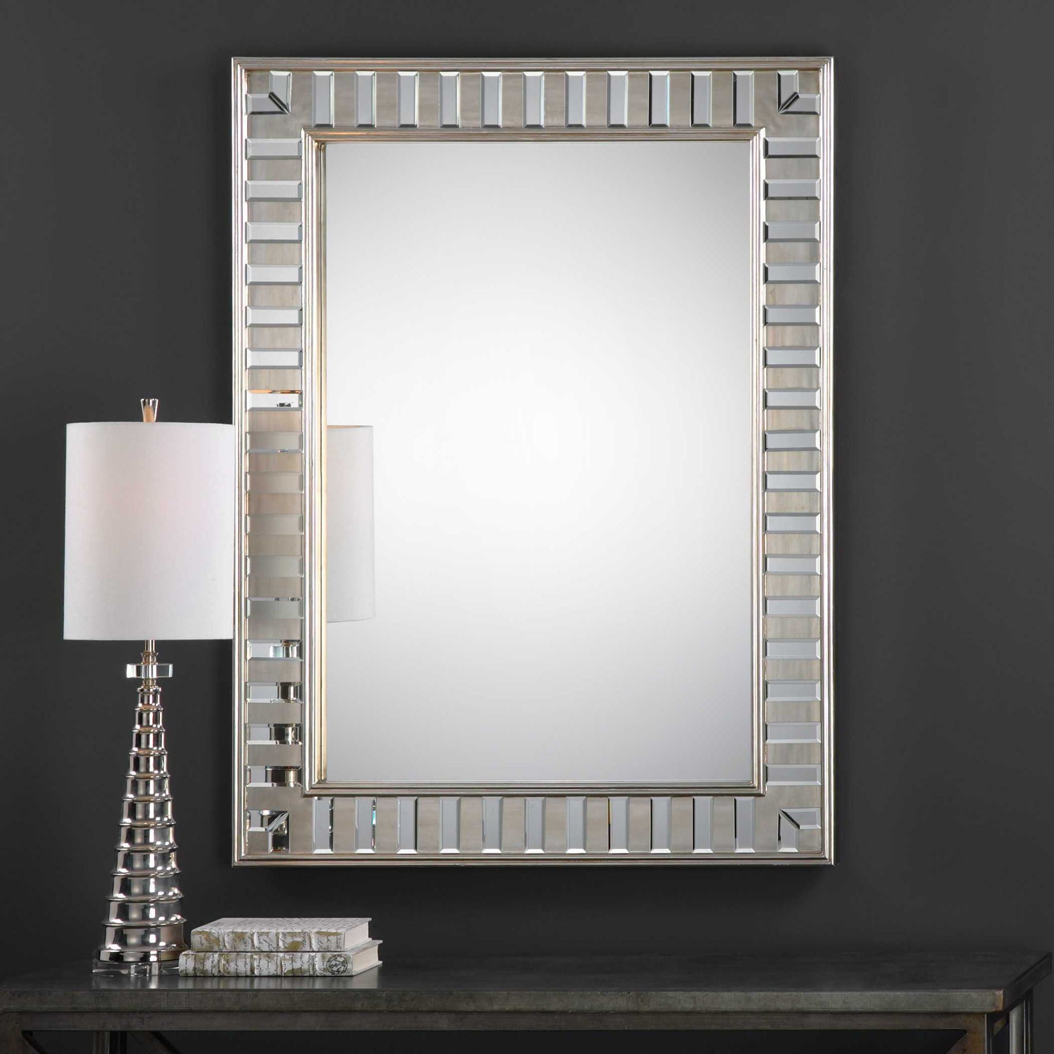 Lanester - Leaf Mirror - Silver - Image 3