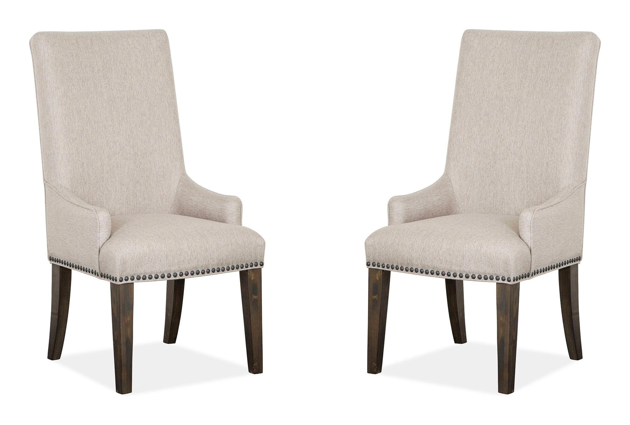Bellamy - Upholstered Host Chair (Set of 2) - Peppercorn - Image 1