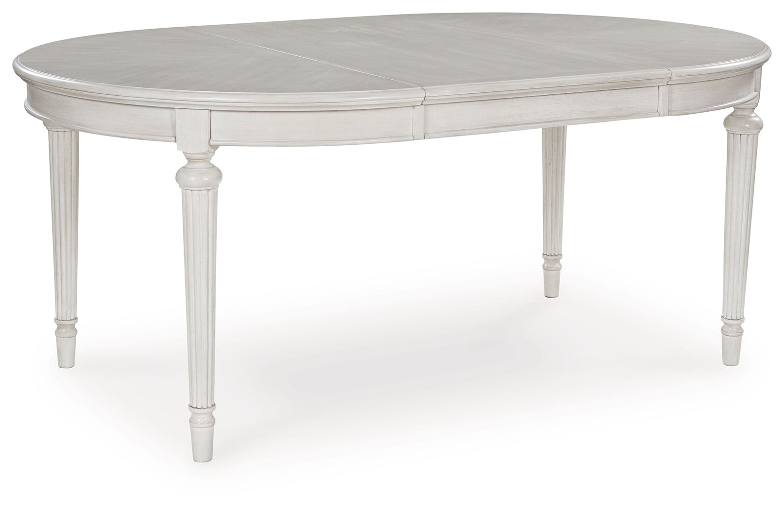 Montelaine - Oval Dining Room Extension Table - Antique White - Image 1