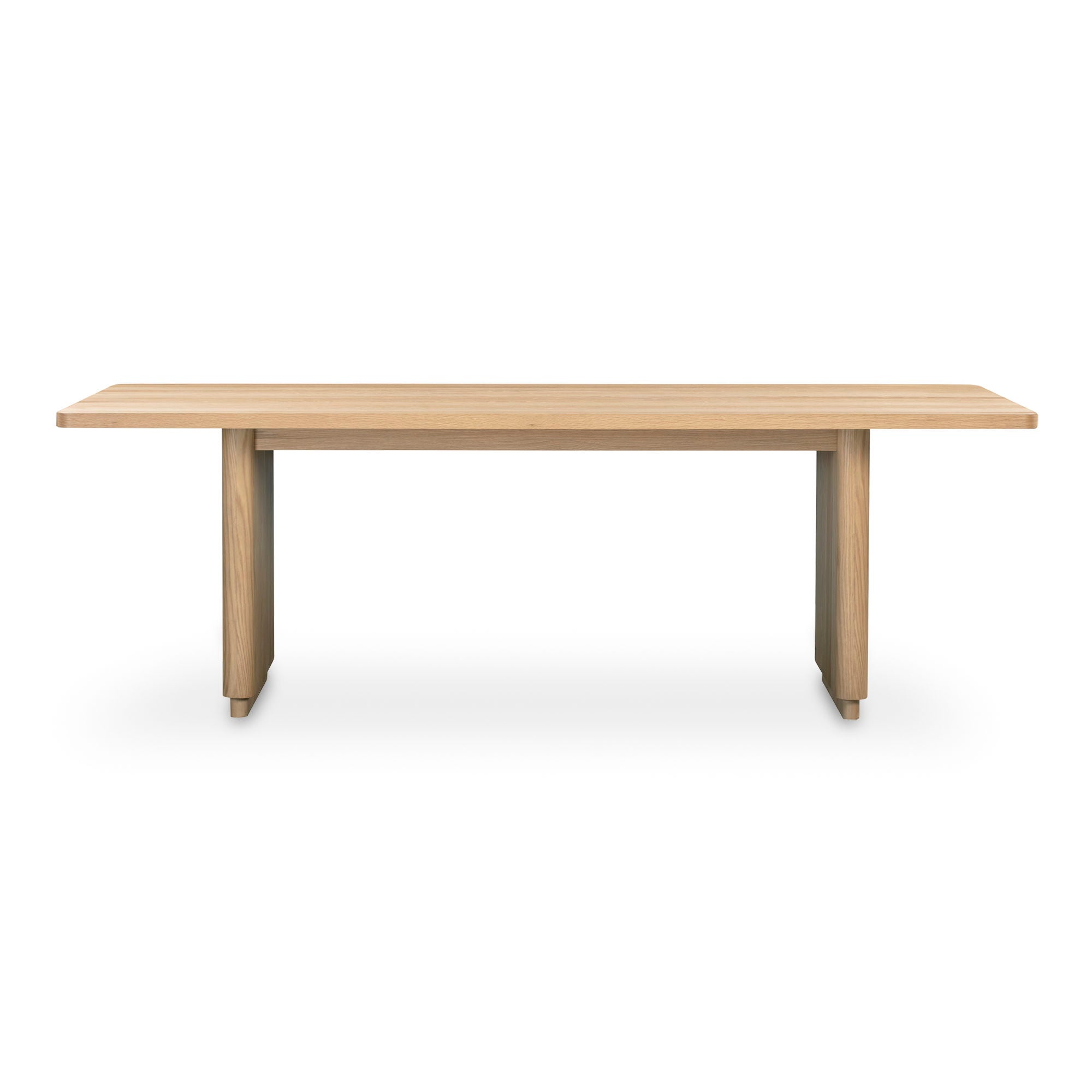 Round Off - Small Oak Dining Table - Light Brown - Image 1