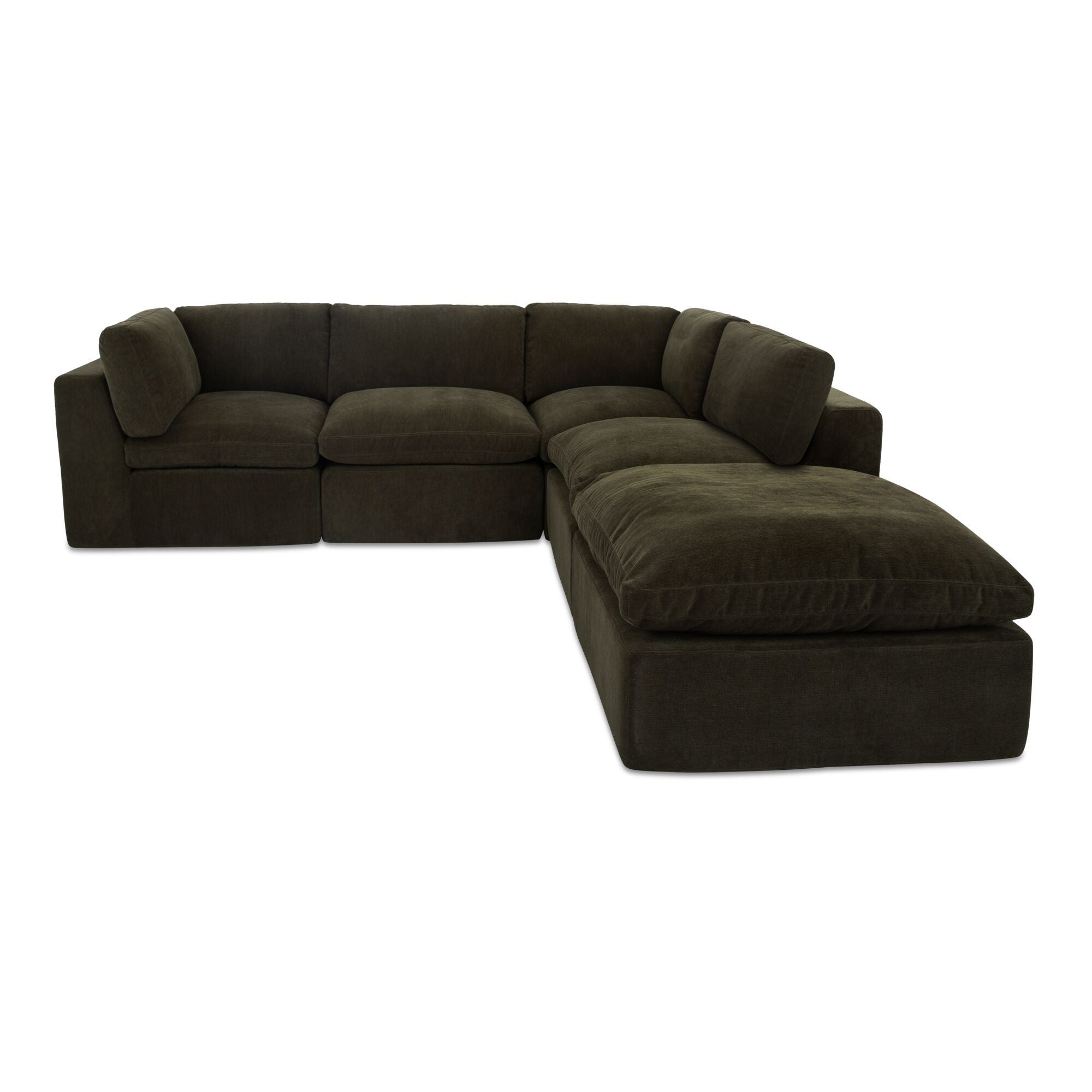 Cates - Dream Modular Sectional - Dark Green - Image 1