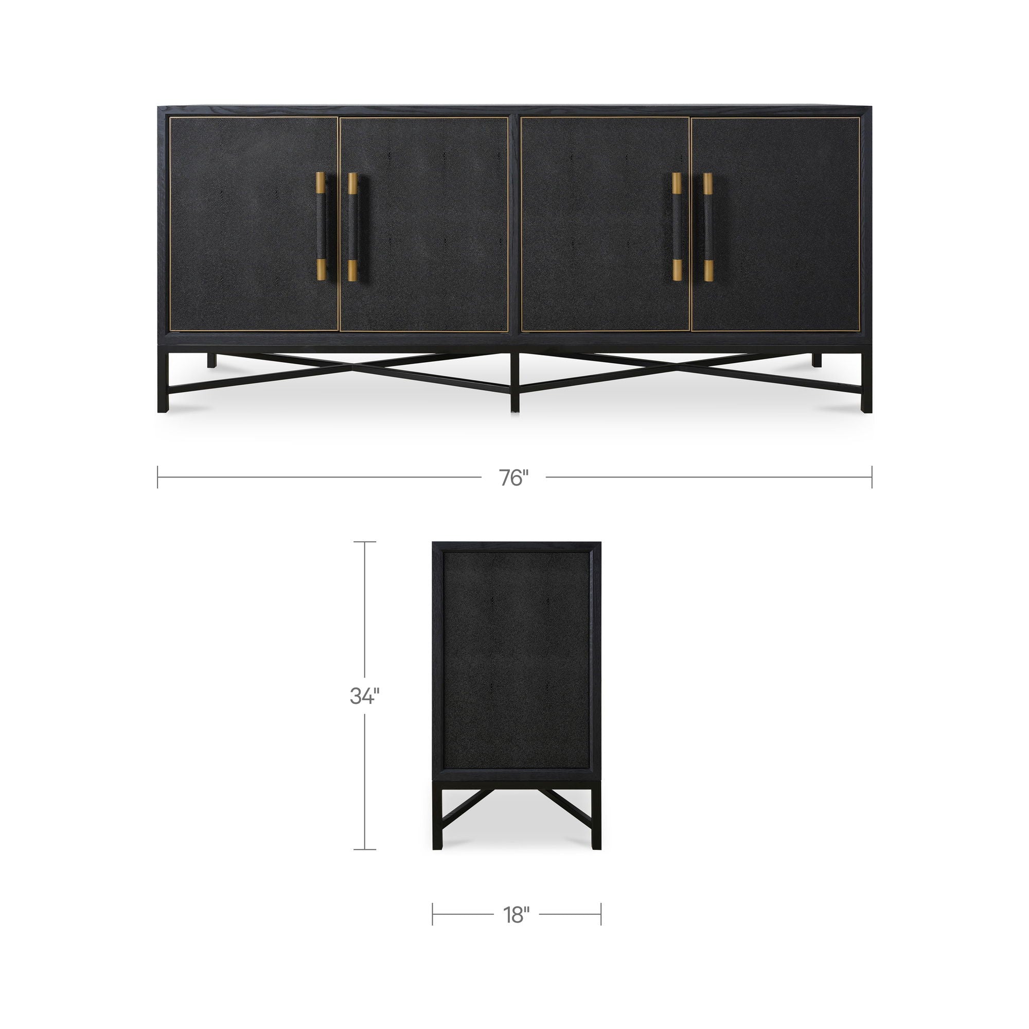 Mako - Sideboard - Black - Image 2