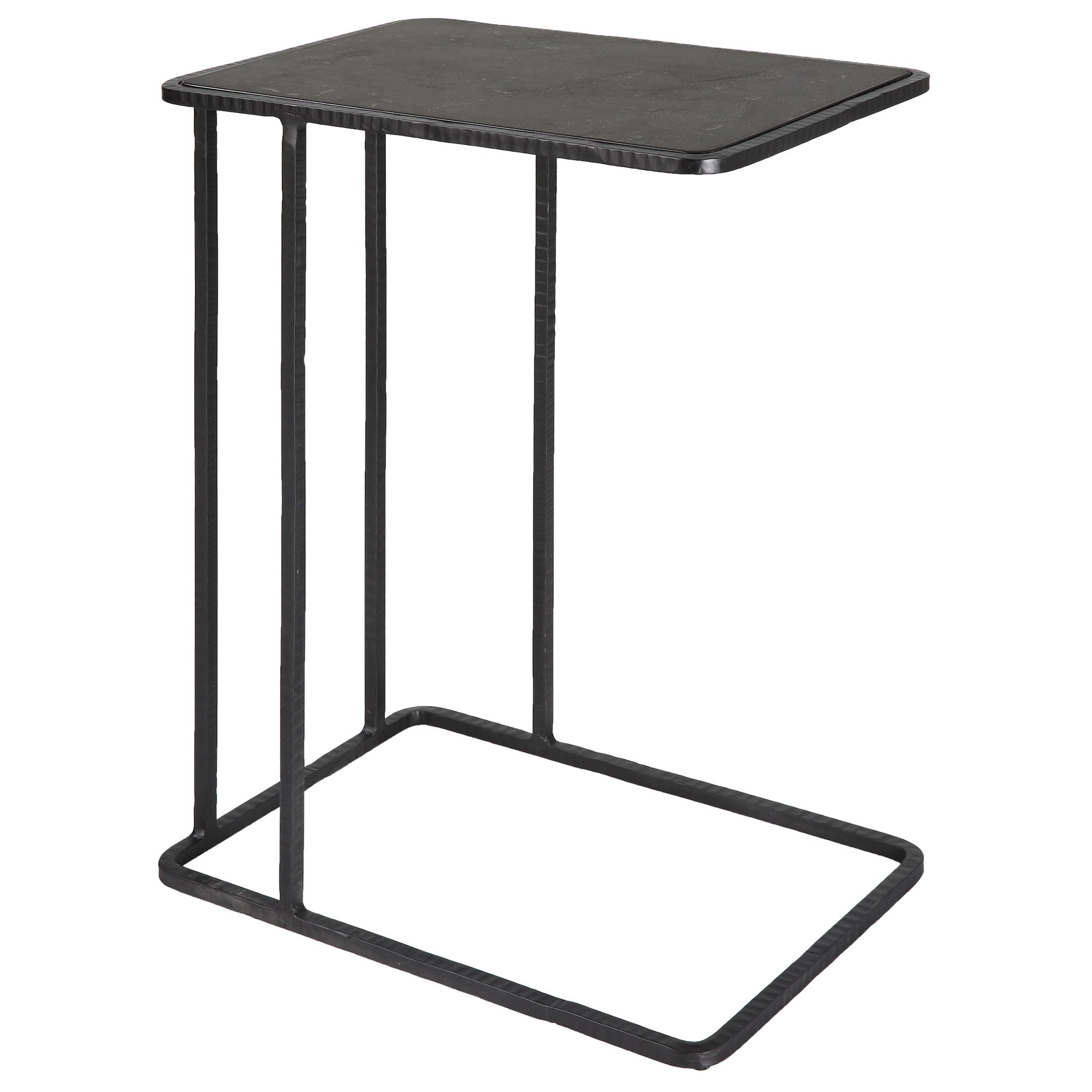 Cavern - Stone & Iron Accent Table - Image 1
