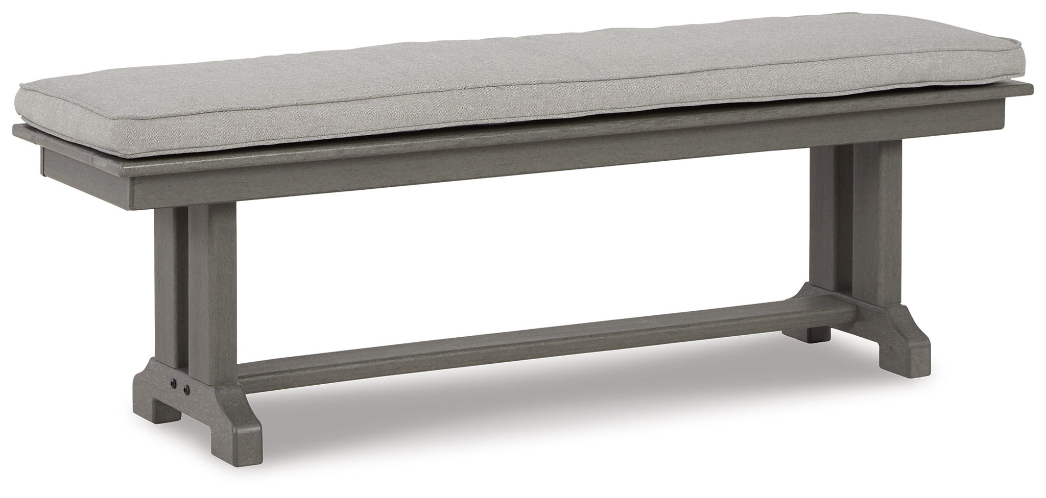 Visola – Bench with Cushion – Gray