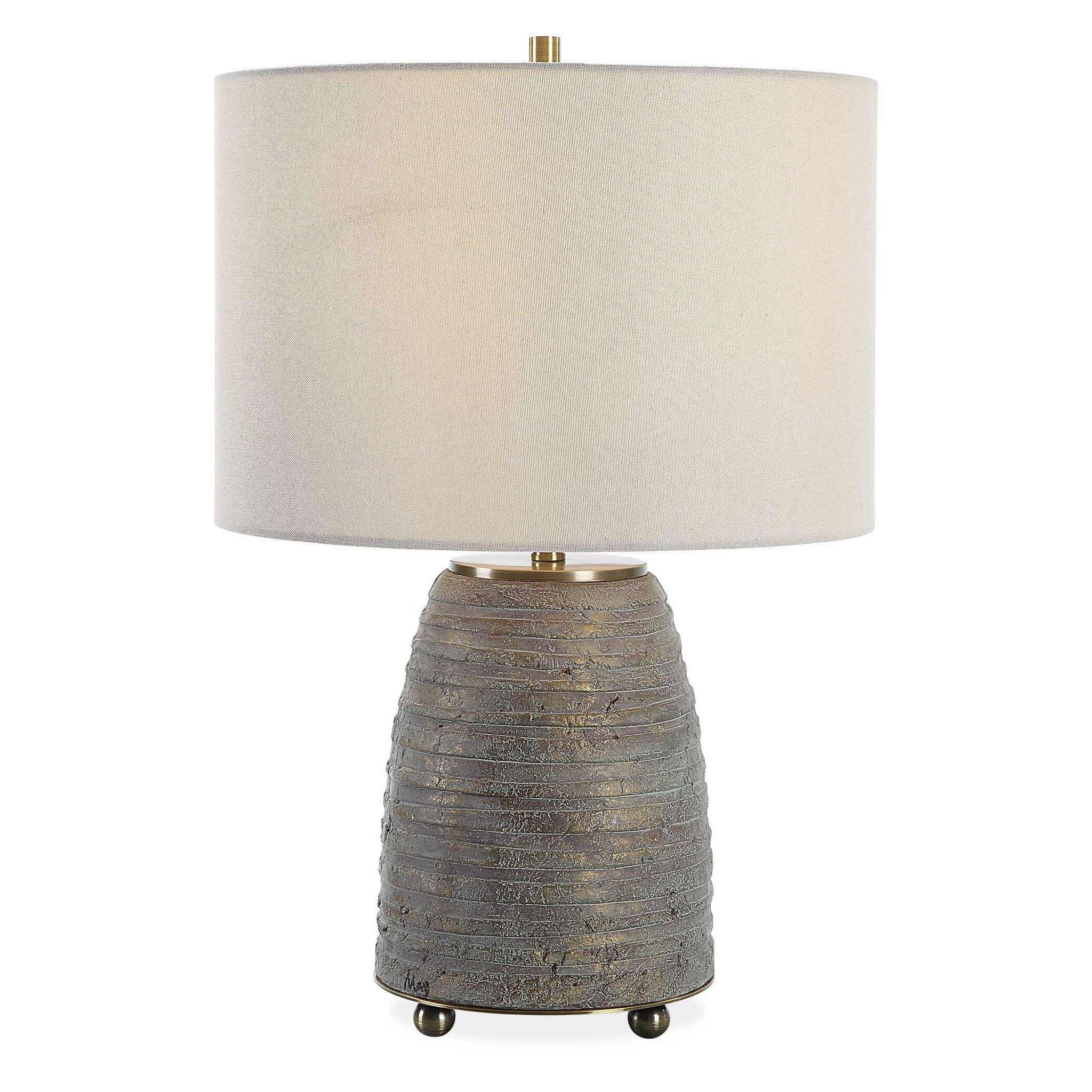 Gorda - Ceramic Table Lamp - Bronze - Image 1