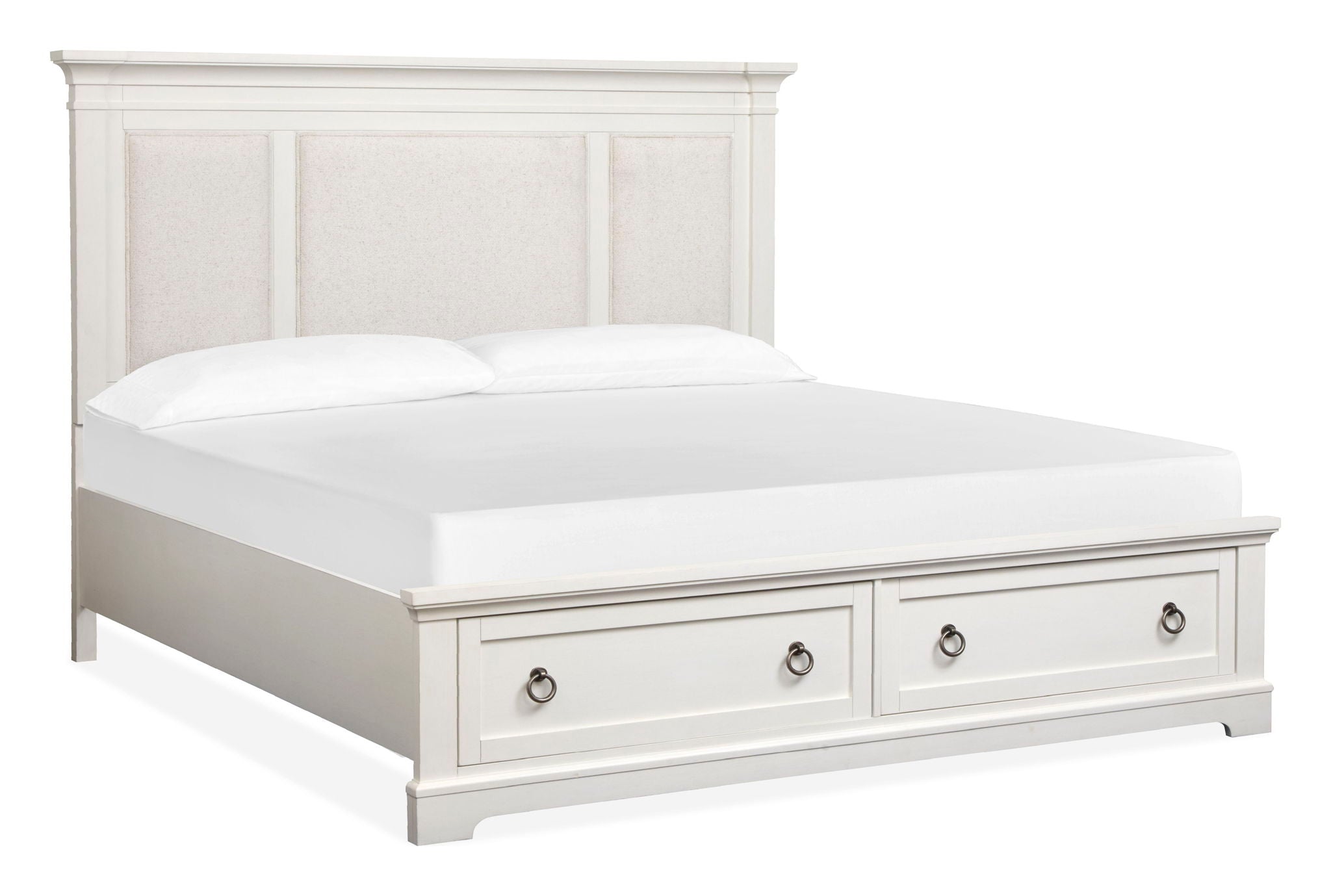 Kingston - Upholstered Panel Storage Bed - Image 1