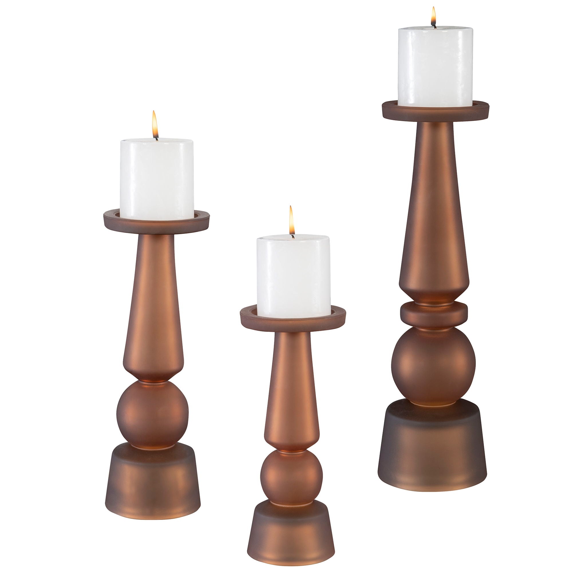 Cassiopeia - Glass Candleholders (Set of 3) - Image 2