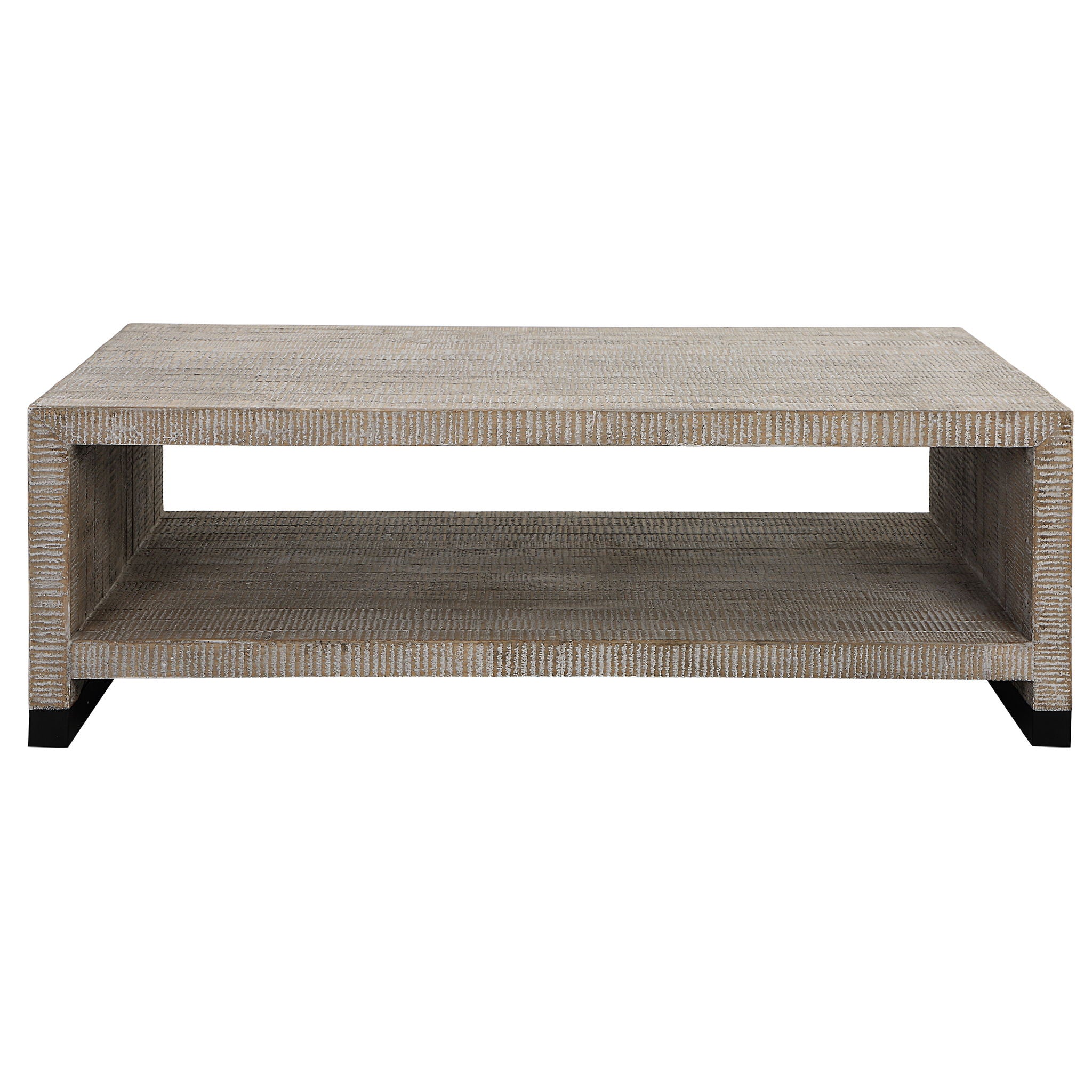 Bosk - White Washed Coffee Table - Image 1