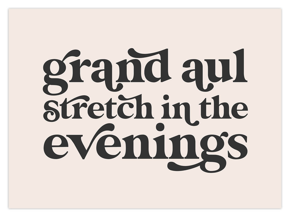 Grand Aul Stretch (W)